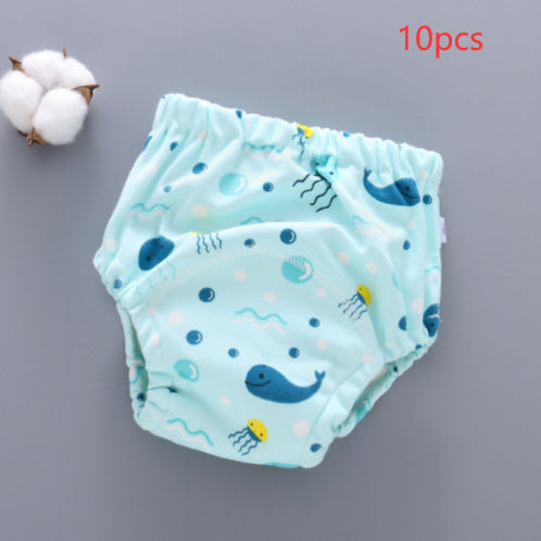 Baby Training Pants Washable 6-layer Gauze Diaper Cover