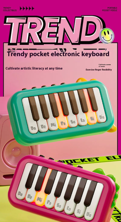 Baby Pocket Electronic Keyboard Can Play Little Piano Pattern