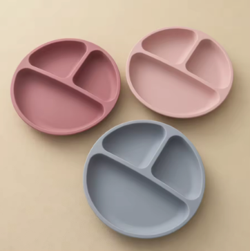 Baby Suction Silicone Dining Plate