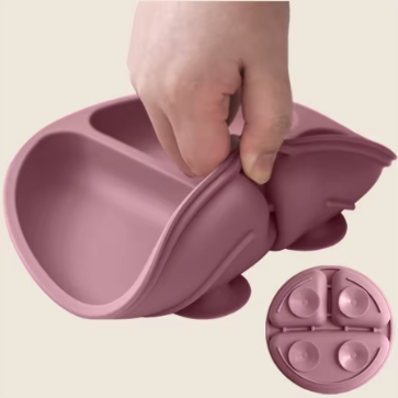 Baby Suction Silicone Dining Plate