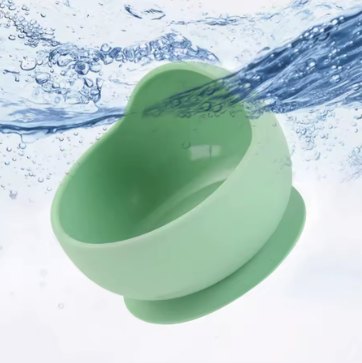 Silicone Baby Feeding Bowl &amp; Spoon Set