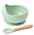 Silicone Baby Feeding Bowl &amp; Spoon Set