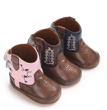 Baby Western Leather Boots