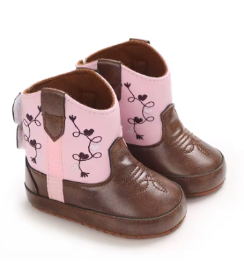 Baby Western Leather Boots