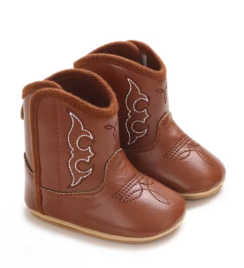 Baby Western Leather Boots